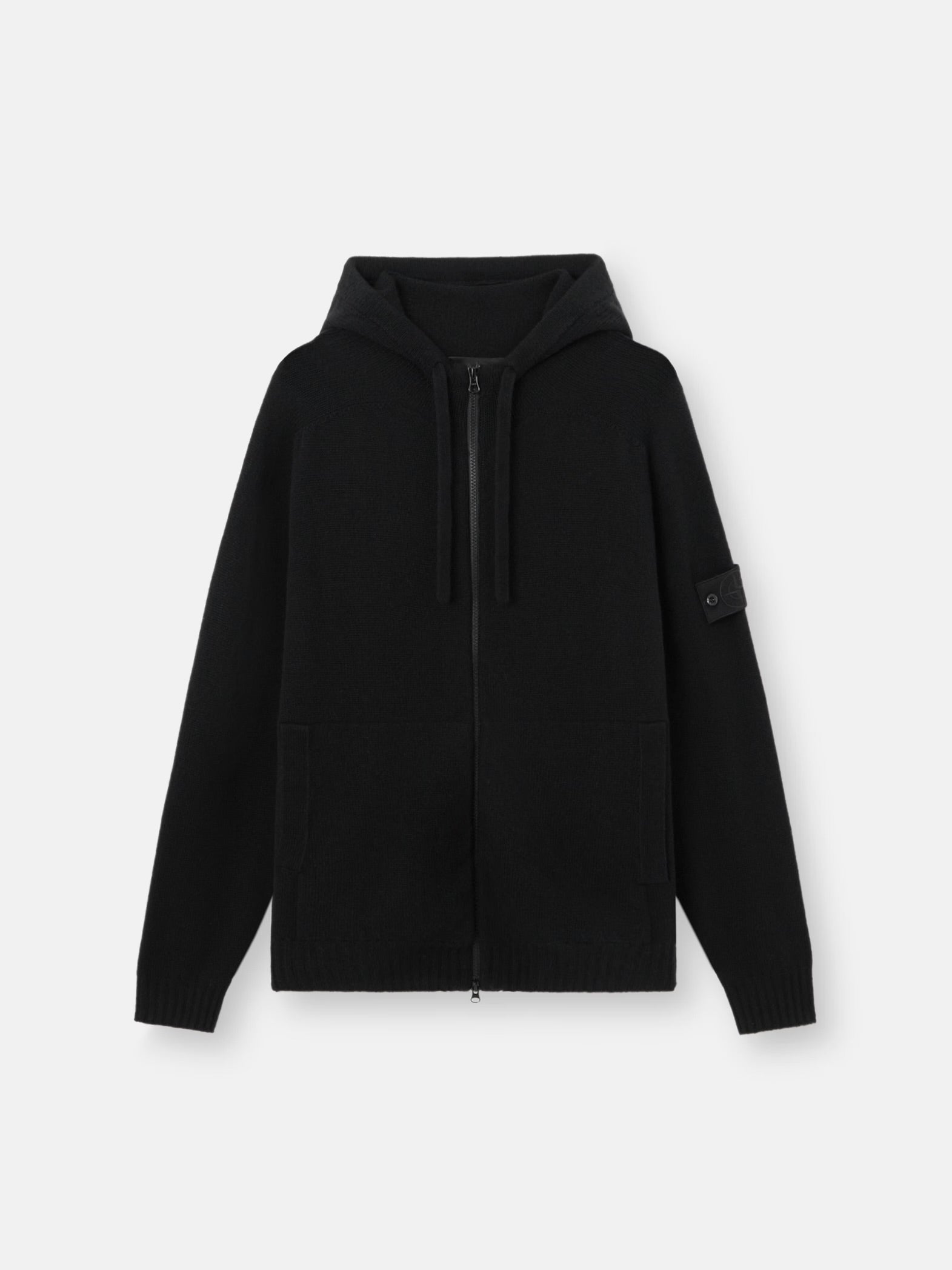 ZIP CACHEMIRE NOIR STONE