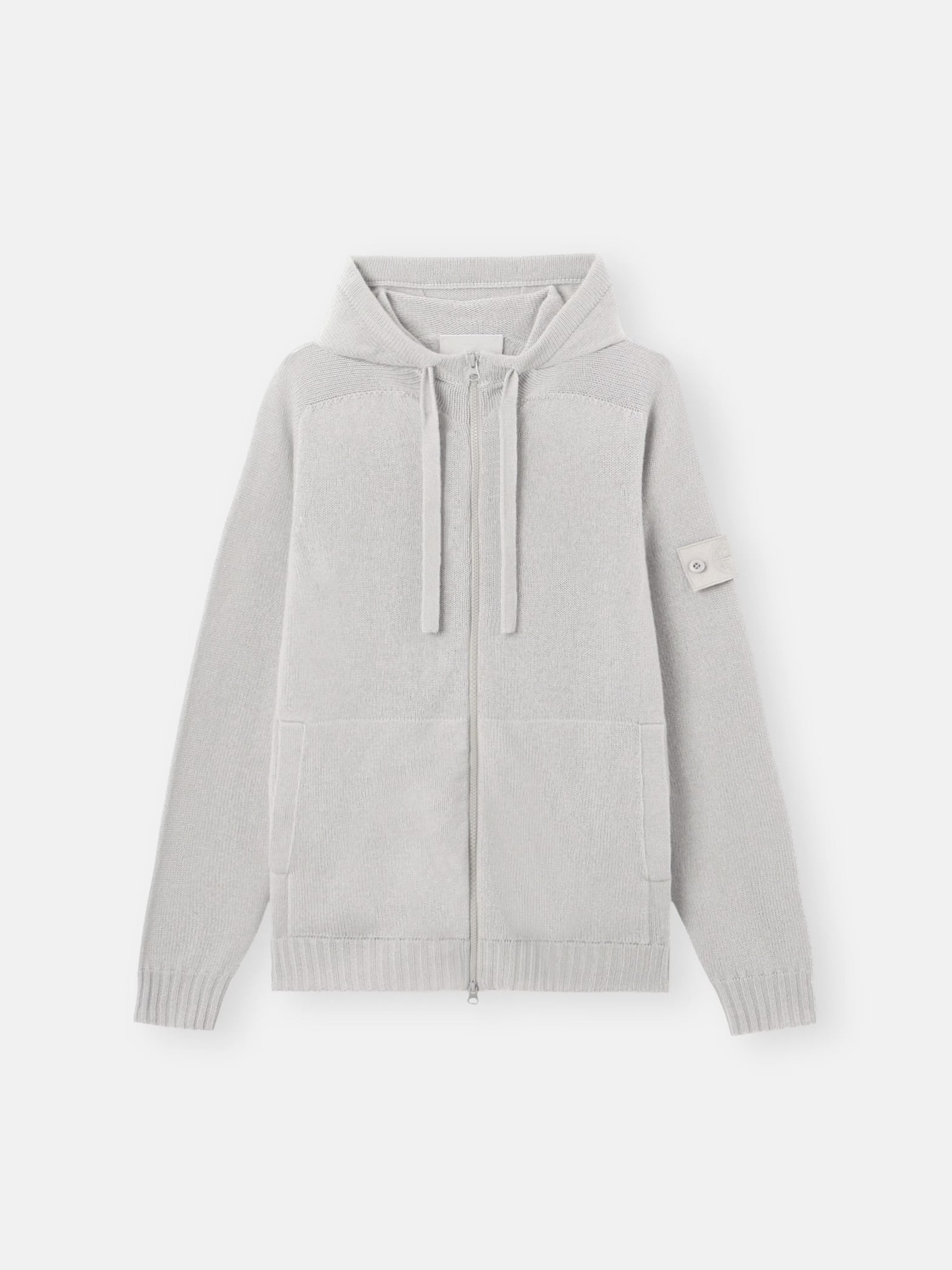 ZIP CACHEMIRE GRIS STONE