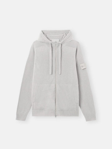 ZIP CACHEMIRE GRIS STONE