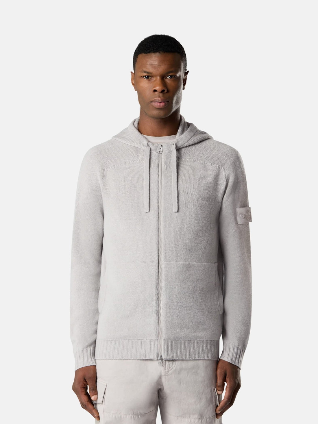 ZIP CACHEMIRE GRIS STONE