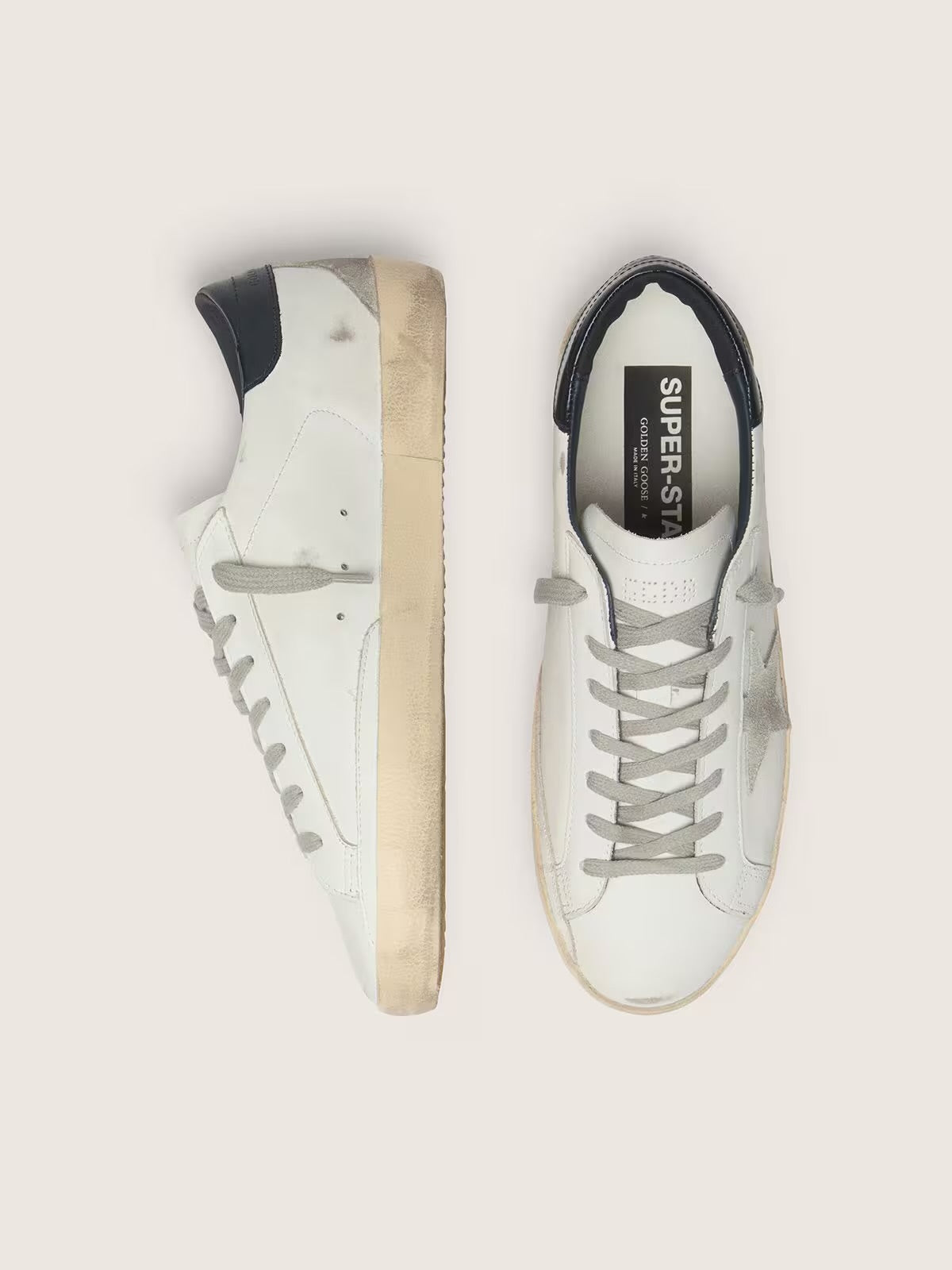 SNEAKERS GOOSE SUPER-STAR BLEU