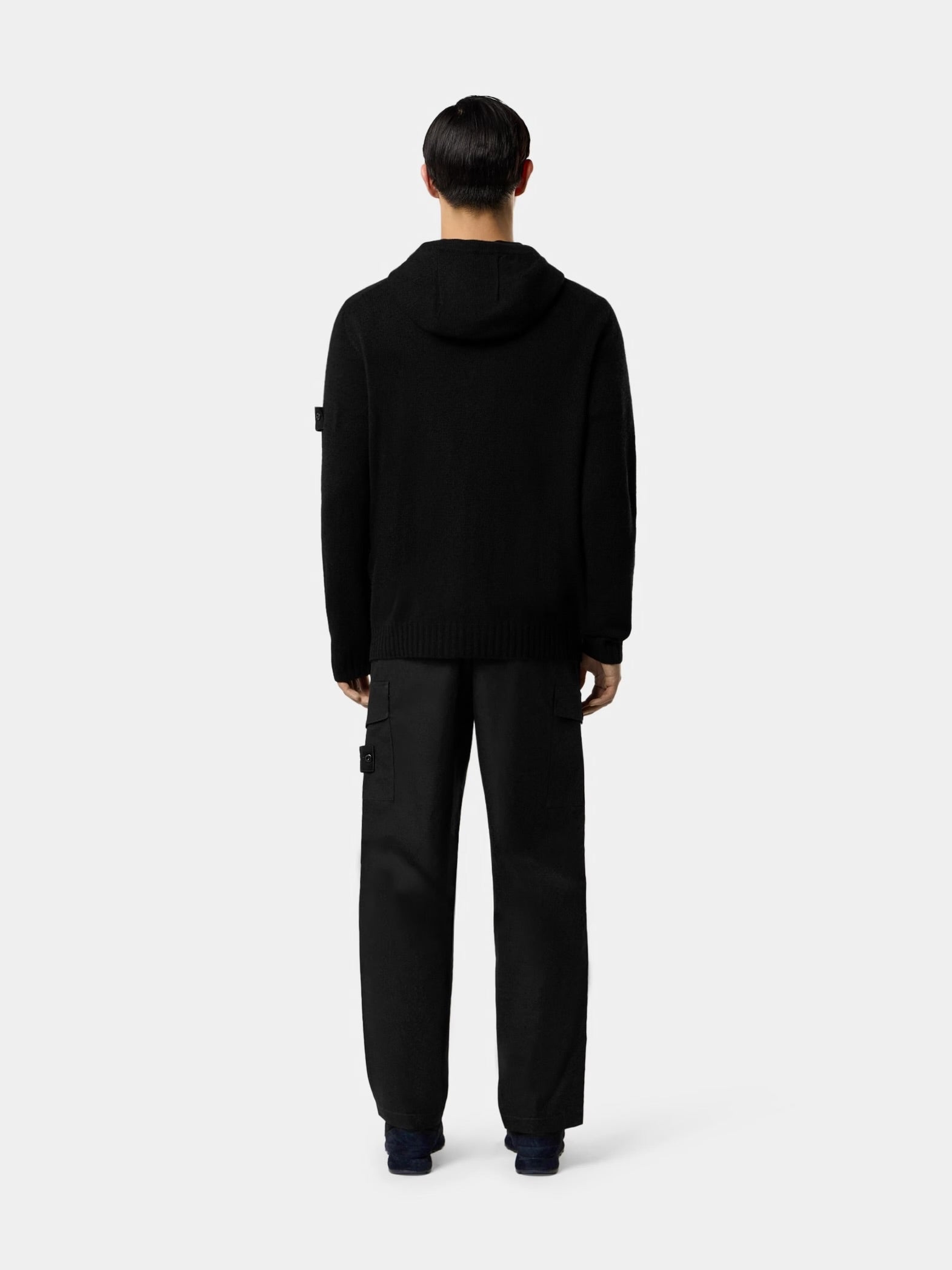 ZIP CACHEMIRE NOIR STONE