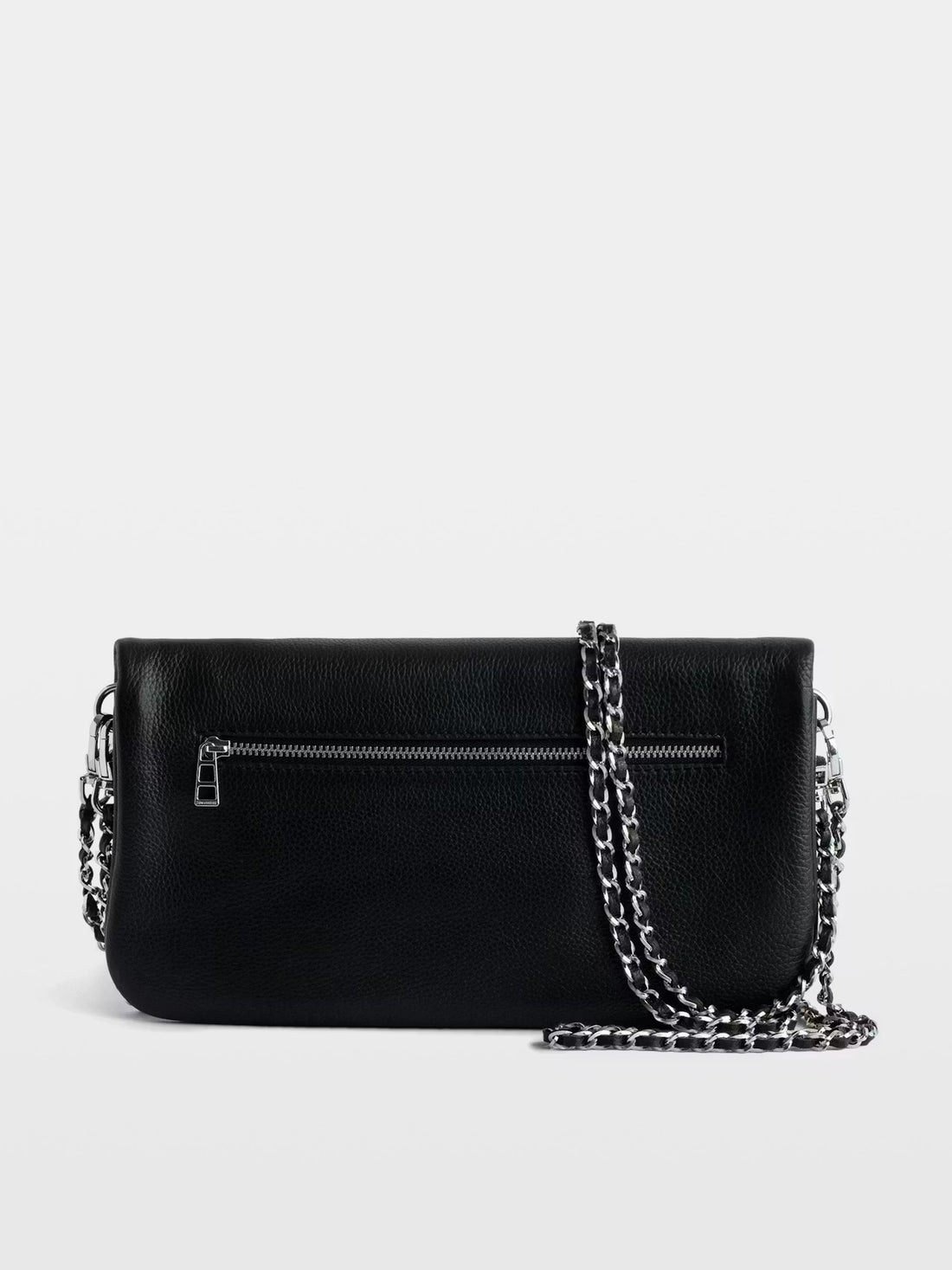 POCHETTE VOLTAIRE NOIR/ARGENT