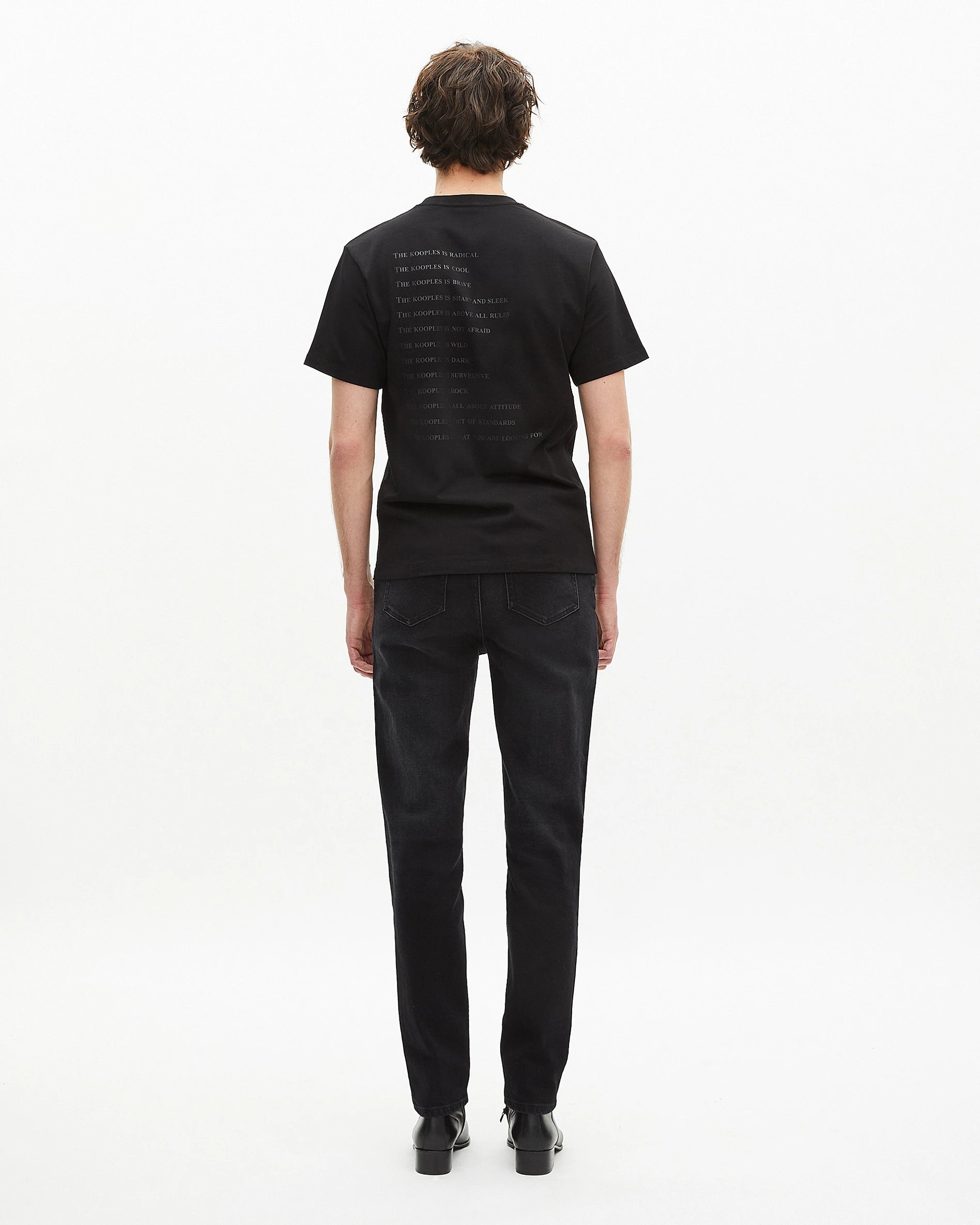 T-SHIRT KOOPLES NOIR