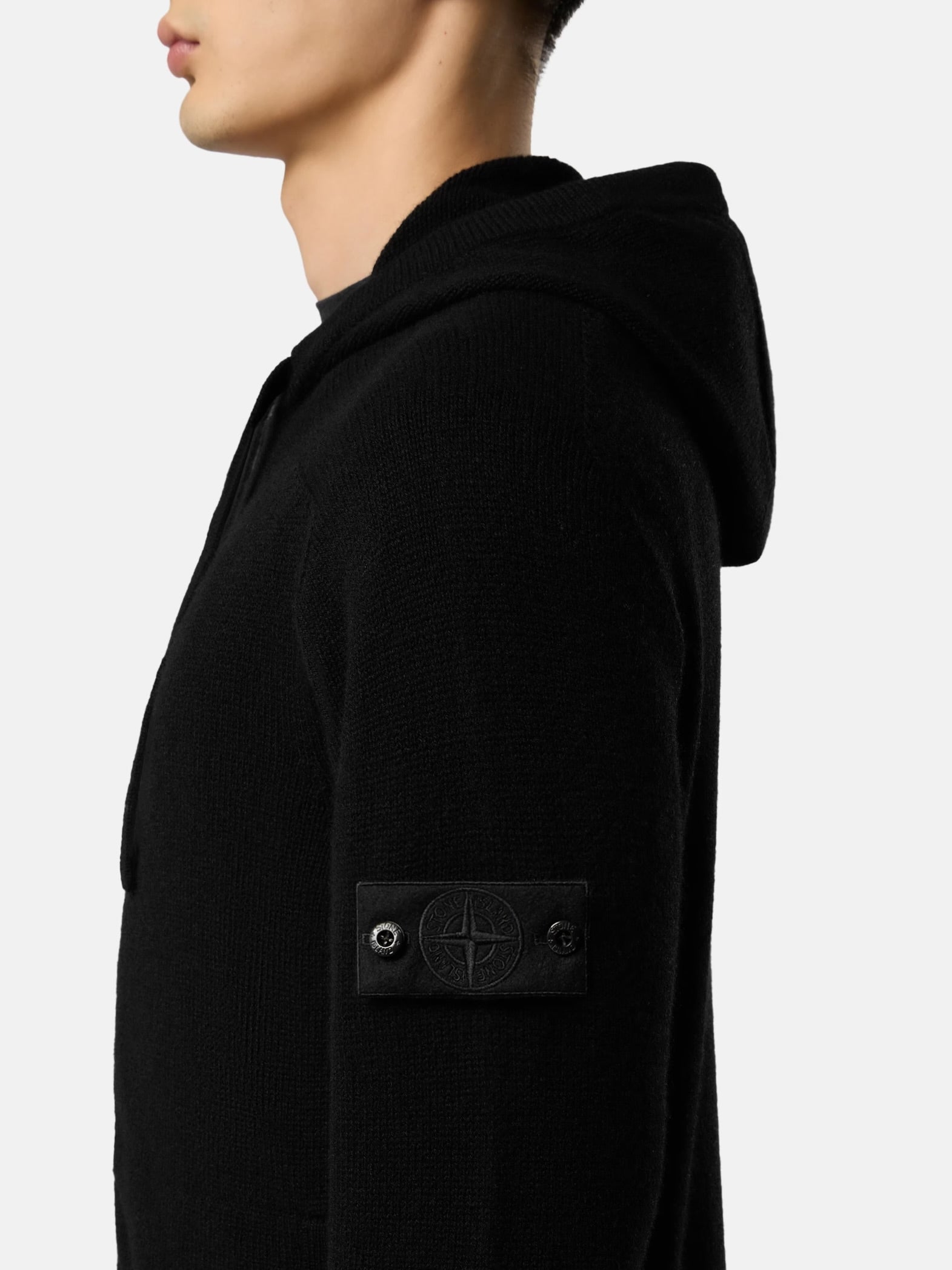 ZIP CACHEMIRE NOIR STONE